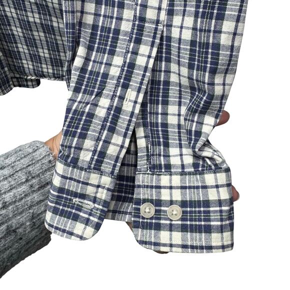 Vintage Eddie Bauer Men’s Big & Tall Canvas Shirt sz XXXL-Tall 3XL-T #H979 - Picture 4 of 10